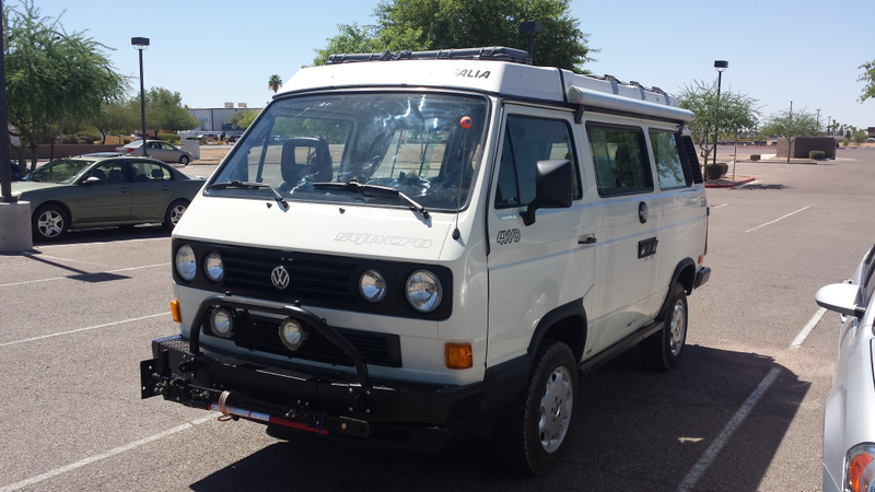 Illustration for article titled Sexy Subaru-powered Vanagon Syncro
